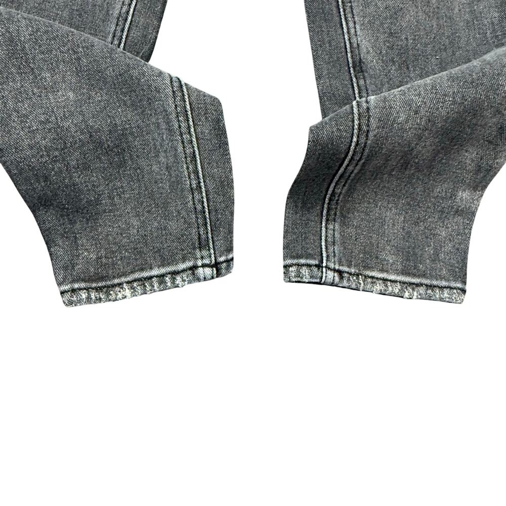 PacSun Jeans Women's Size 24 (25x27) Black Button Fly Ultra High Rise Slim Worn - Picture 6 of 15